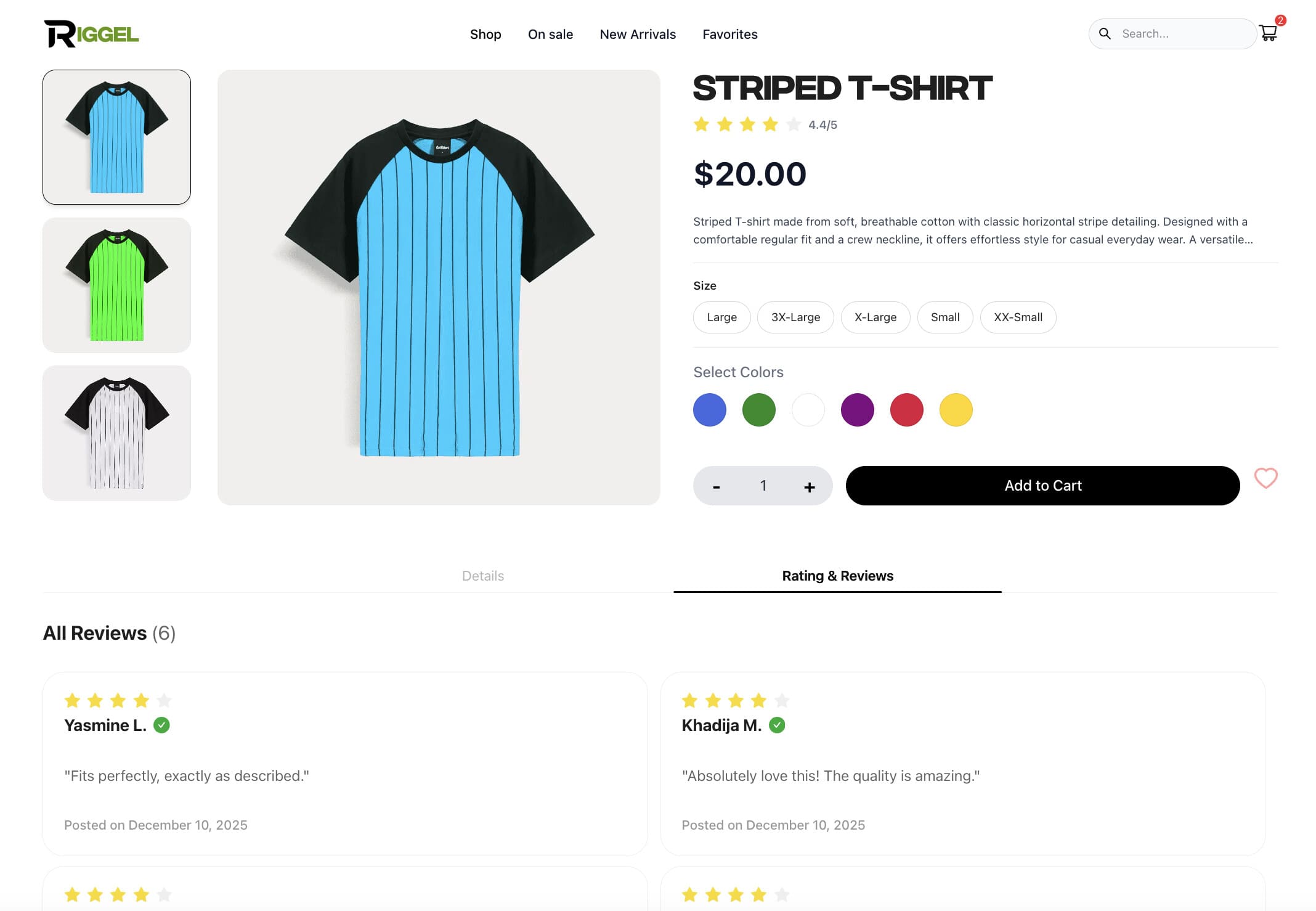 Product Details Page